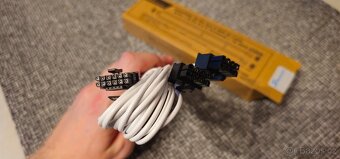 Napájecí kabel pro grafické karty: SEASONIC 12VHPWR bílý - 2