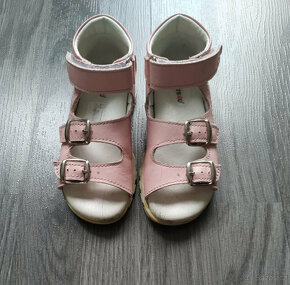 Letní dívčí sandálky Boots4U růžové velikost 27 - sleva - 2