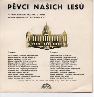 Pěvci našich lesů   (7" EP) - 2