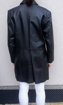Dámský kožený kabát / parka - 2