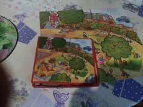 Dětské retro puzzle hřiště - 2