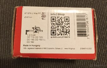Hilti výměnný X-modul+ 67 SPX-L pro jádrové vrtání - nové - 2