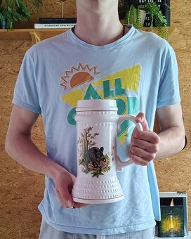 Džbán na pivo myslivecký motiv - 2