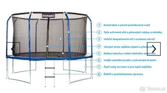 Trampolína Marimex 366 cm - 2