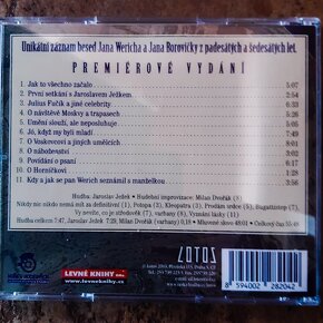Jan Werich - Forbíny vzpomínek II. (Premiérové vydání) CD - 2