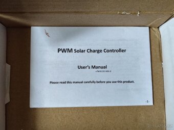 Solární regulátor 20A, 12V nebo 24V, USB, 2x FV panel - 2