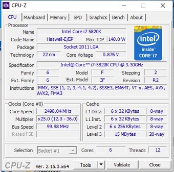 PC i7-5820k, 64GB RAM, SSD 0,5TB, GTX1060 6GB, Win 11 - 2
