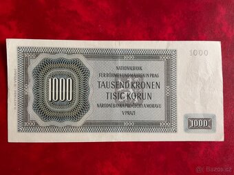 Bankovka 1000 Korun 1942 - 2