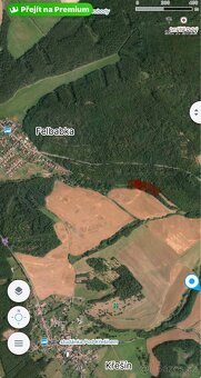 Prodej pozemků Křešín - 2