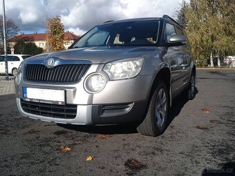 ŠKODA YETI 2.0 TDI, pohon 4x4, 2010, 1. majitel - 2