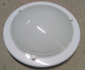 Stropní nebo nástěnné kulaté svítidlo a náhradní sklo 1ks - 2