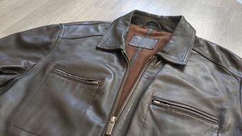 Pánská kožená bunda Massimo Dutti - vel. L/XL - 2