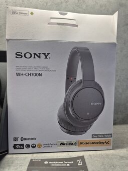 bezdrátová sluchátka SONY WH-CH700N TOP STAV - 2