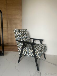 Křeslo v Retro látce - 2