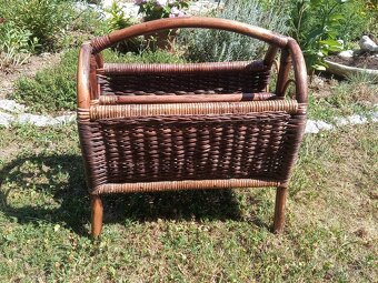 Ratanový košík na noviny - 2