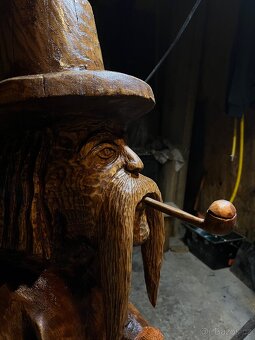 Dřevěné sochy do zahrady - 2