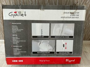 Vysoký nastavitelný stojanový ventilátor - 2