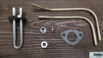 Škoda 1000MB termosytič, nikl i mosaz - 2