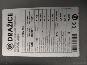 Prodám kombinovaný bojler Dražicej - 2