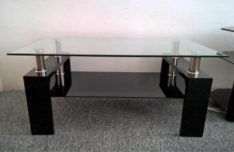 Konferenční stolek černý - 2