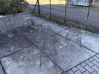 Zahradní kovový nábytek - 2