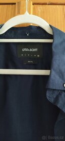 Košile Lyle & Scott Oxford Shirt - Navy - 2