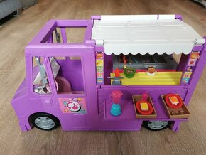 Barbie pojízdná restaurace, panenky a doplňky - 2