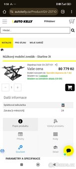 Nůžkový mobilní zvedák 3T - 2