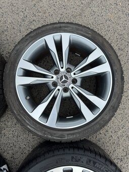 Mercedes r18 alu kola r18 5x112 Dvourozměrná Michelin Alpin - 2