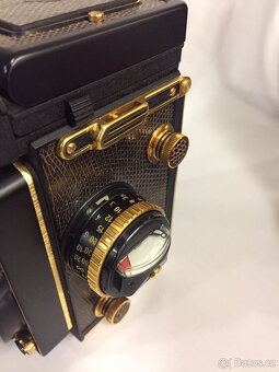Rolleiflex TLR 2.8 F Gold Edition - Bezvadný a plně funkční - 2