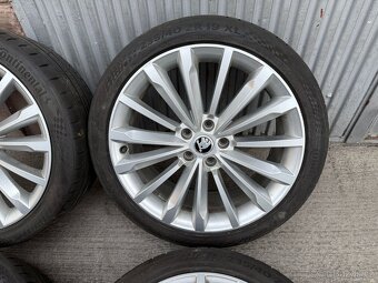 19" Elektrony SKODA 5x112 s letnymi pneu 235/40 R19 - 2