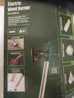 Elektrický vypalovač plevele, sváření plastů - 2