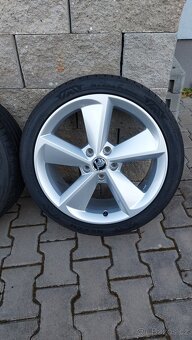 Alu kola 5x112 r18 originál Škoda Octavia III - 2