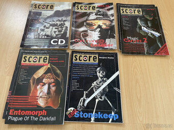 Časopisy Score: čísla ročníků 1, 2, 3, 4, 5, 6, 7, 8, 13, 15 - 2