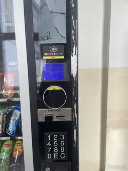 Necta Samba – repasovaný prodejní automat + mincovník + - 2