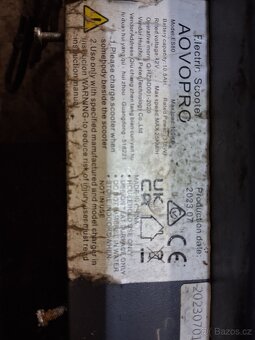 Elektrokoloběžka aovopro na dily - 2