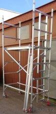 Profesionální hliníkové pojízdné lešení, věž - 2
