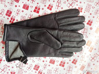 Rukavice kožené zateplené - 2