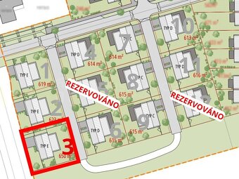 Prodej stavebního pozemku 650 m2, Velká Bystřice - 2