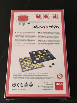 Hra Dáma a Mlýn - cestovní - 2