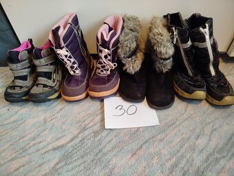 Zimní obuv velikost 30 - 2