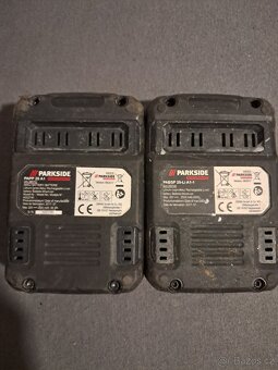 Prodám 2x Aku Parkside Performance 20V (2,5 Ah) - 2