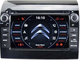 DUCATO JUMPER BOXER dotykova Navi Android WiFi USB Bluetooth - 2