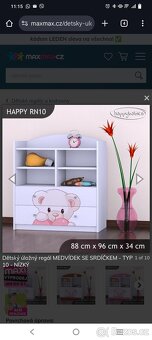 Dětská postel 160x80 + komoda + stůl - 2