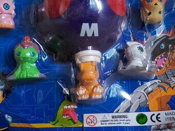 Digimon 8 figurek + pokeball - 2