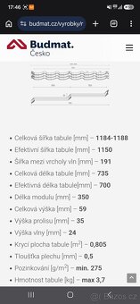 Budmat plechová krytina - 2