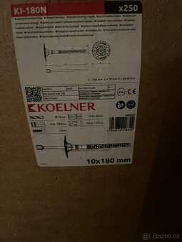Hmoždinka zatloukaci Koelner 180 mm - 2