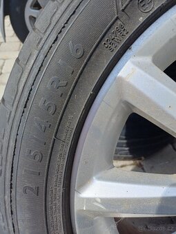 Prodám 4 kola 215/45R16 - 2