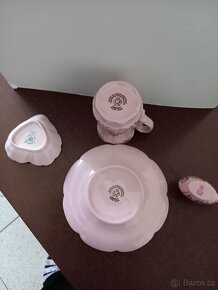 růžový porcelán -miniaury Chodov - 2