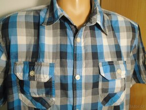 Pánská slim kostkovaná košile A. Litrico/XL-L/2x61cm - 2